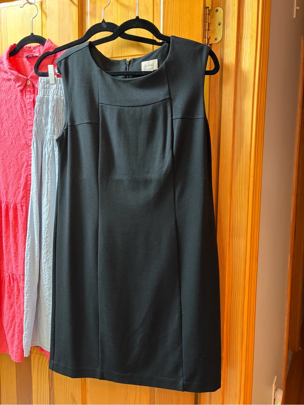 Chico's Black Sleeveless Sheath Dress